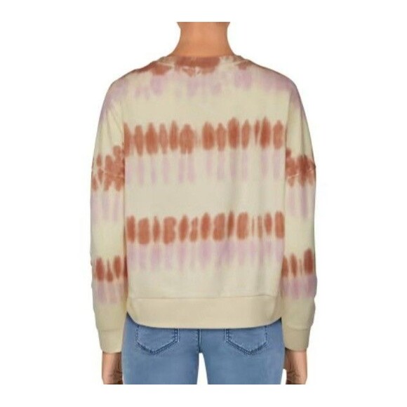 Natural Reflections Tie Dye Long-Sleeve Cotton Sweatshirt Women’s Size Large - Picture 10 of 11